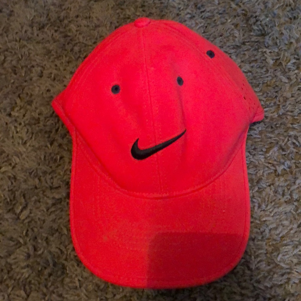 Red Nike Dri-Fit Hat